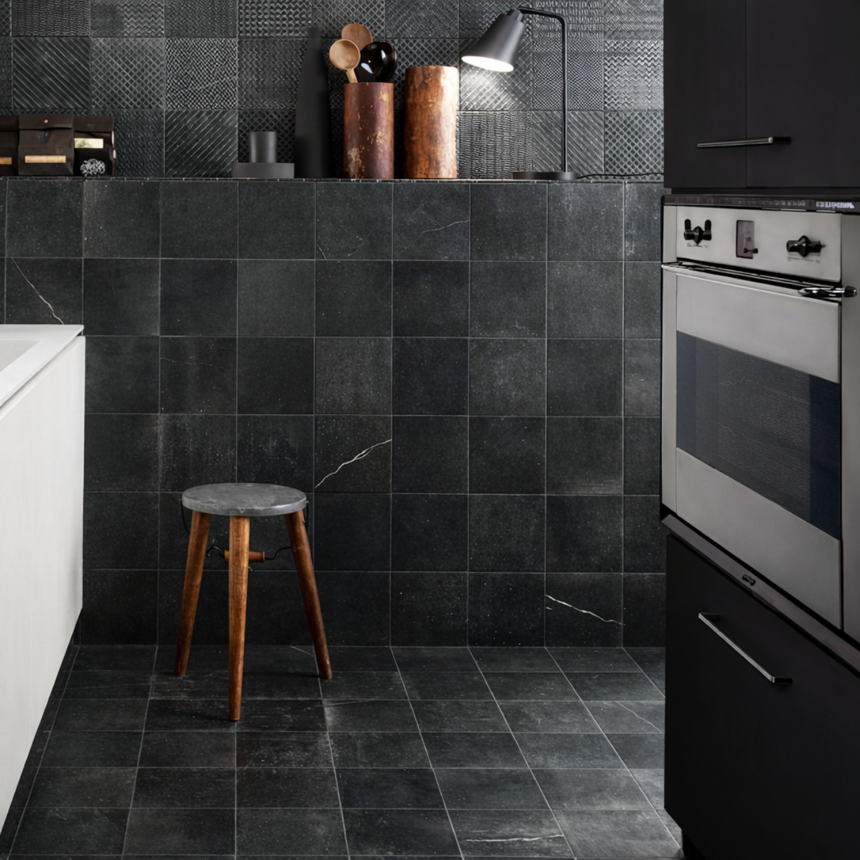 FAP Ceramiche Maku Dark Tegel 20x20cm